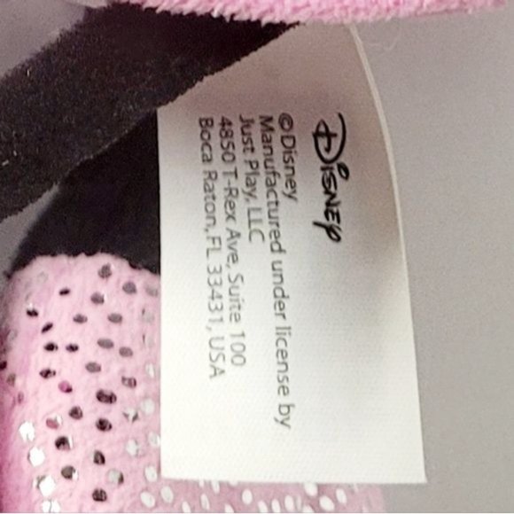 Minnie Mouse DISNEY 10" Plush Stuffed Animal Pink Polka Dot Bling - Picture 4 of 9